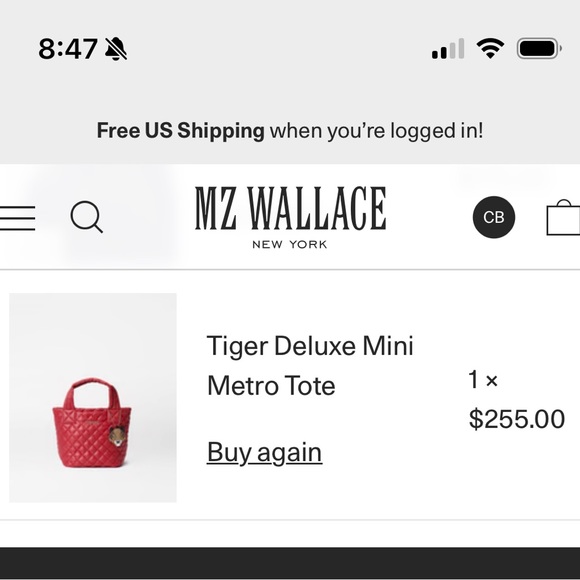 MZW limited Edition Yr of Tiger Mini Metro tote - Picture 13 of 17